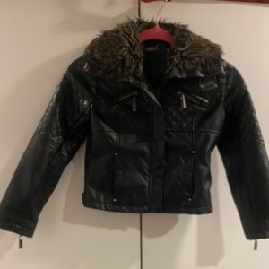 Girls Faux Leather jacket